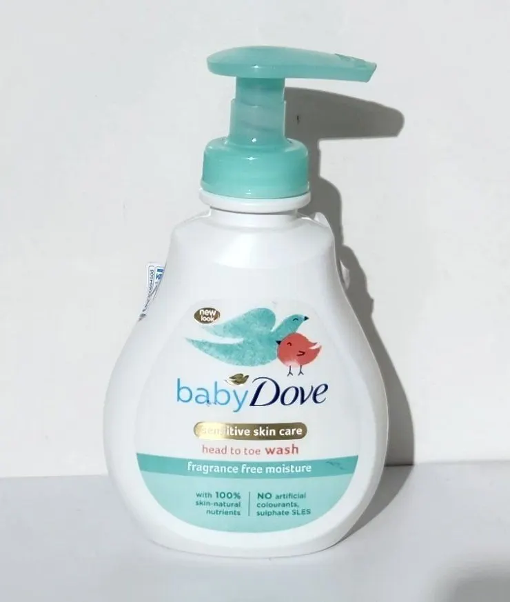 Baby Dove Head to Toe Wash 400ml- Fragrance Free