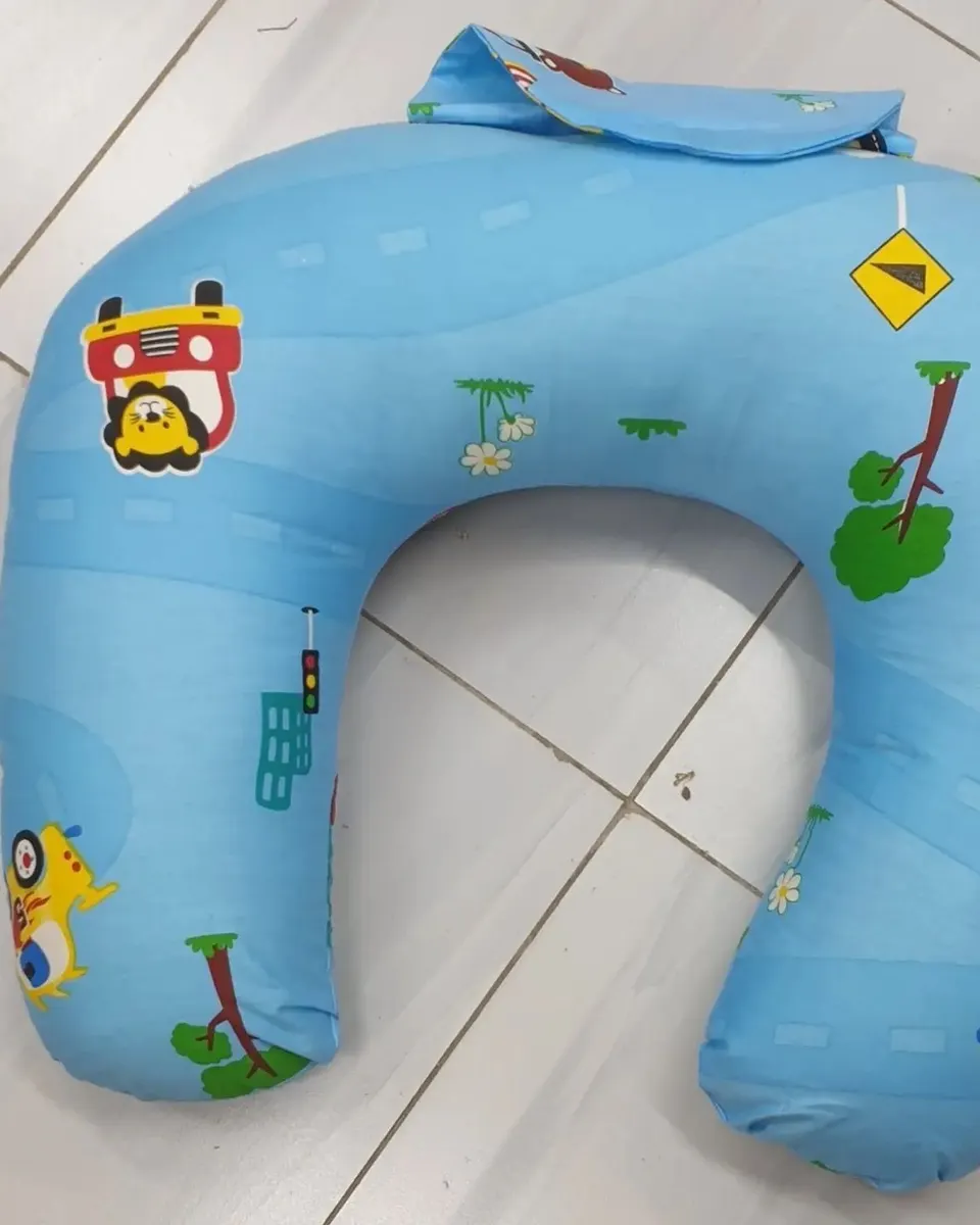 Nursing pillow with removable cover