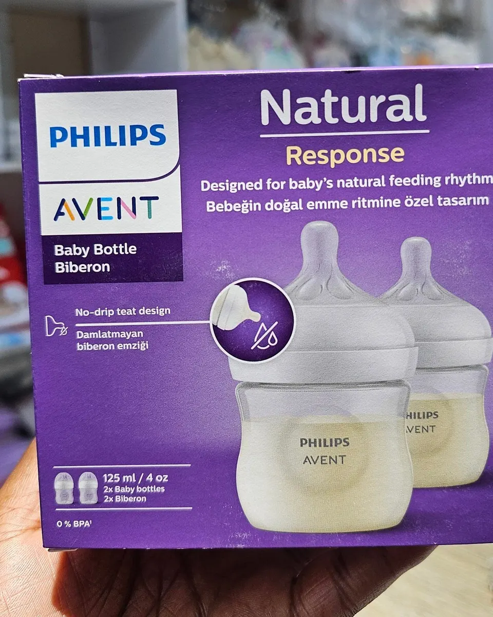 Philips Avent Natural Response 3.0 Baby Feeding Bottle 125ml Pack of 2 Age- Newborn & Above