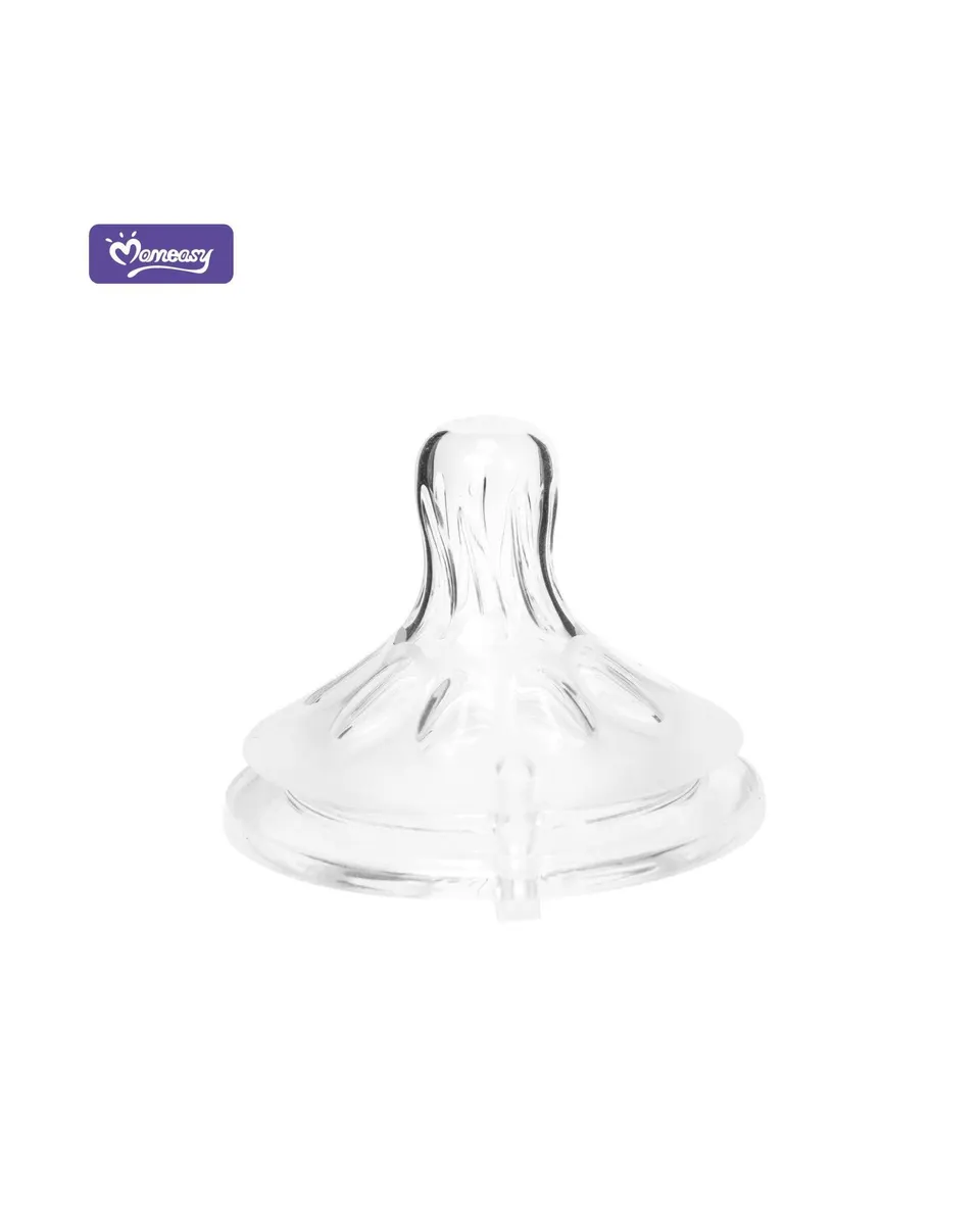 Momeasy wide neck bottle teats – 2 piece pack