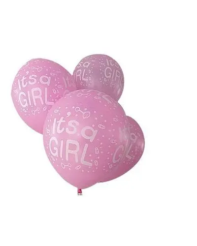 10pcs It’s a girl Balloon Party Decoration Newborn Baby Shower Decoration