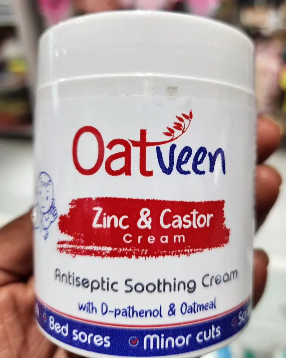 Oatveen zinc and castor oil cream 225g