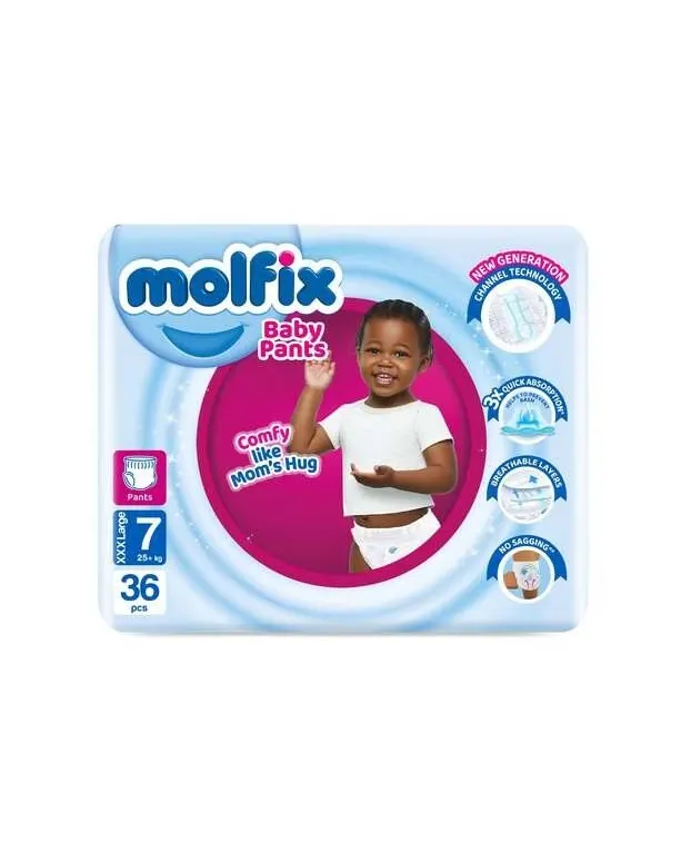Molfix Pants XXXX Large No 7 36’s