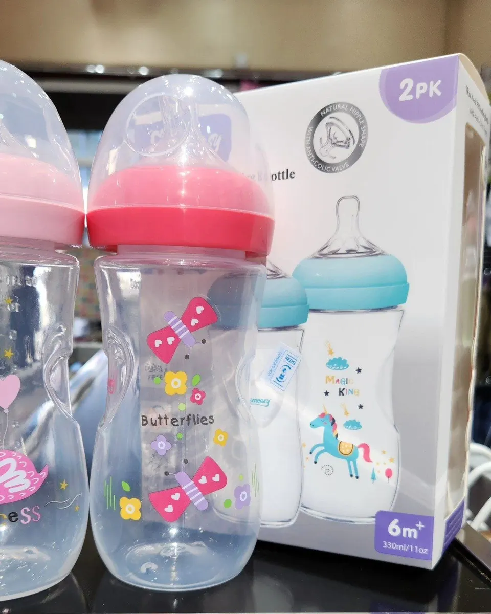 330 Ml Momeasy Feeding Bottle – Twin pack
