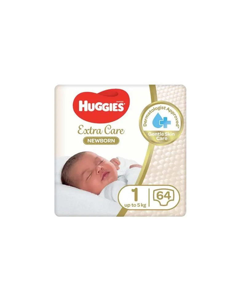 Huggies Newborn Jumbo Size 1 64’s