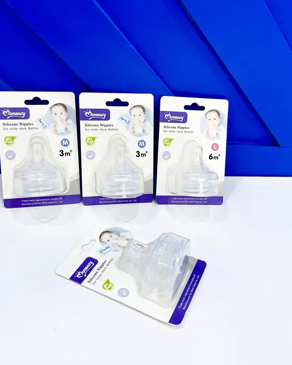 Momeasy Silicone Nipples for Bottles