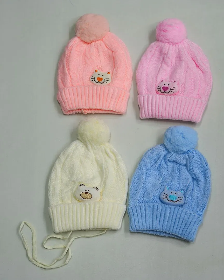 Warm Knitted Baby Caps