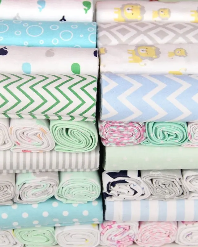 6 pcs set flannels