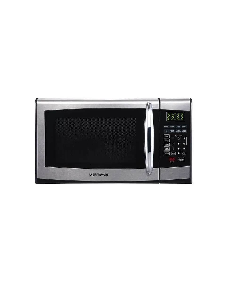 Digital Microwave Oven, Stainless Steel