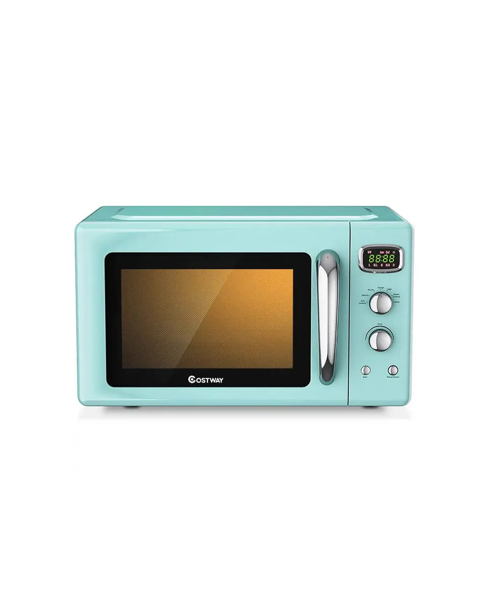 Retro Countertop Compact Microwave Ove
