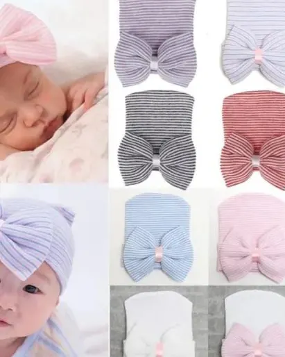Baby Girl bow hats