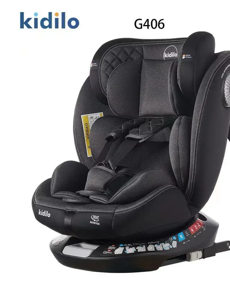 kidilo ISOFIX baby carseat -Black