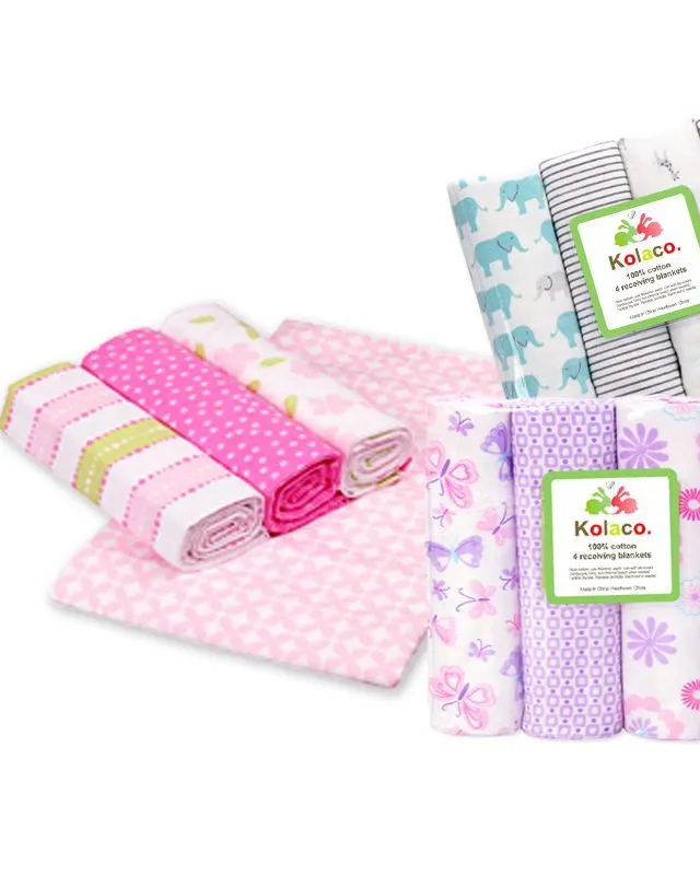 4pcs set flannels