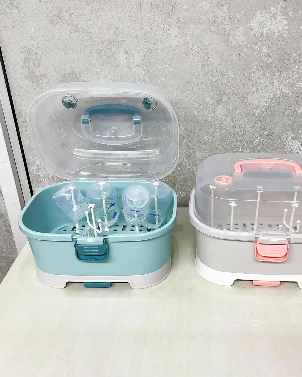 Baby Bottle Drying Rack with Cover