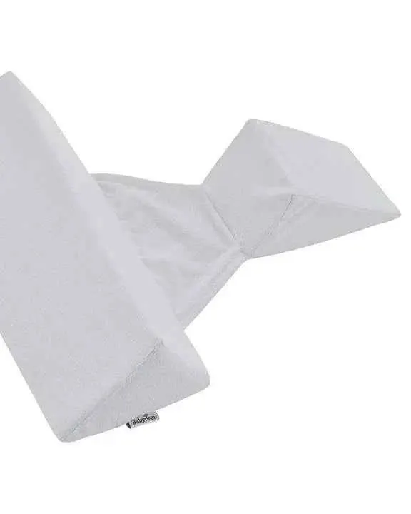 Babyjem Side Sleep Pillow, Grey, 0+ Months, Lightweight Infant Pillow, Ergonomic Support, Breathable Cotton Fabric