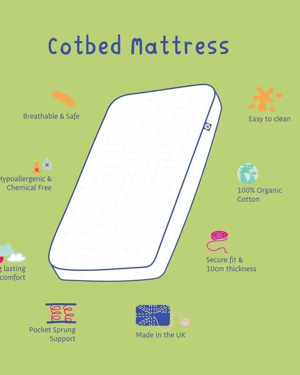 Toddler Cot Junior Bed Mattress