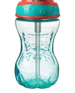 Nuby Flip It Toddler Cup – 12m+, 300ml, Hard Straw, Easy Grip