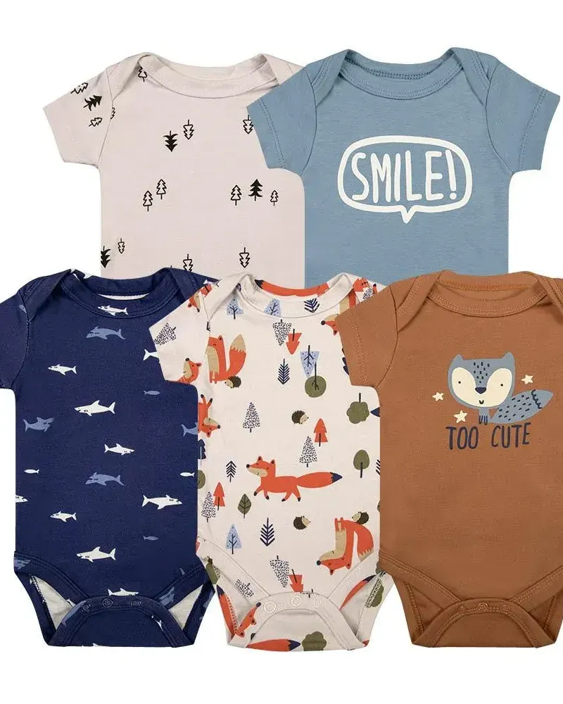 Multicolour Baby Bodysuits – Comfortable Everyday Baby Wear