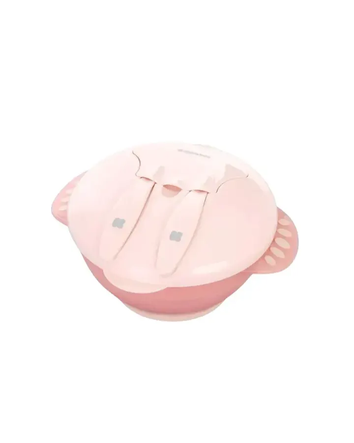 Kikkaboo Feed-me-up 4in1 Bowl 500ml Pink