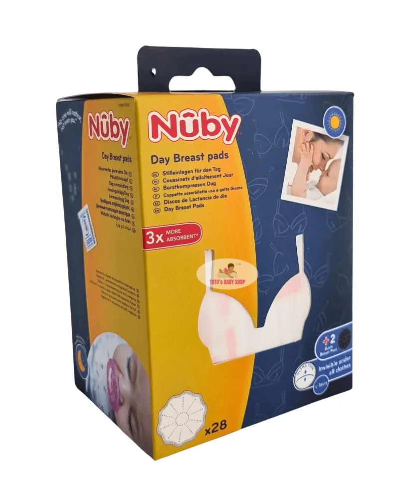 NUBY DISPOSABLE BREAST PAD 28’S