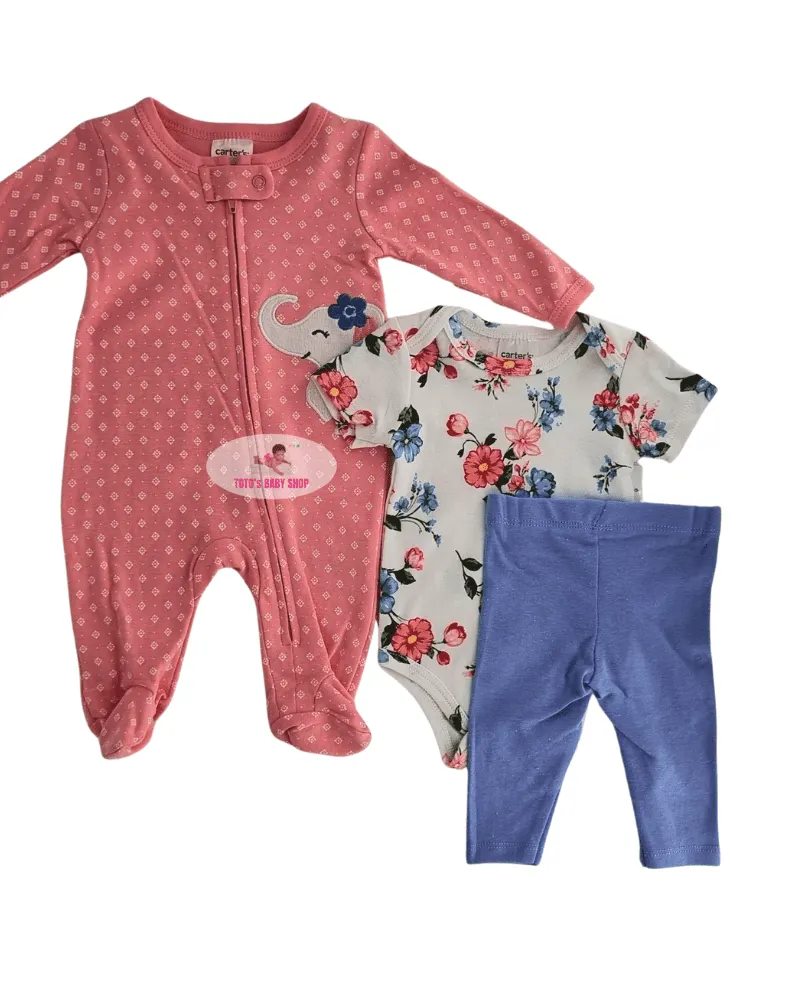 Girl Set (romper+body suit+pant) 2908