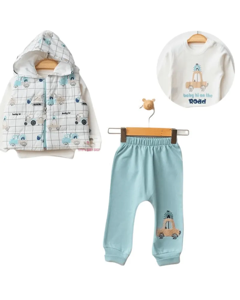 626 Half Jacket 3 Piece Set