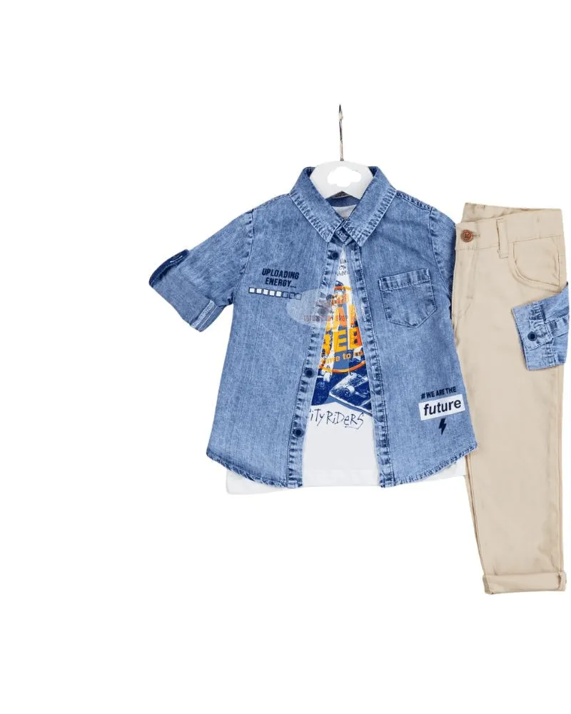 Boy 3 Pc Suit Age 2-5Y 2307