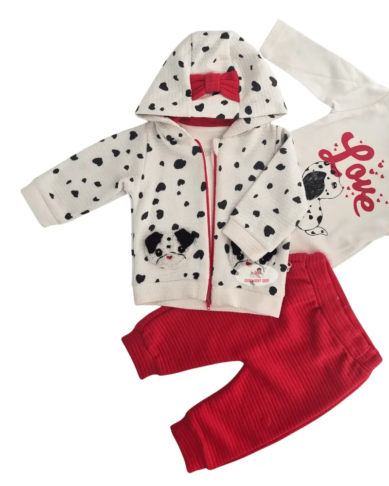 3 Pc Girl Cardigan Set JB2779