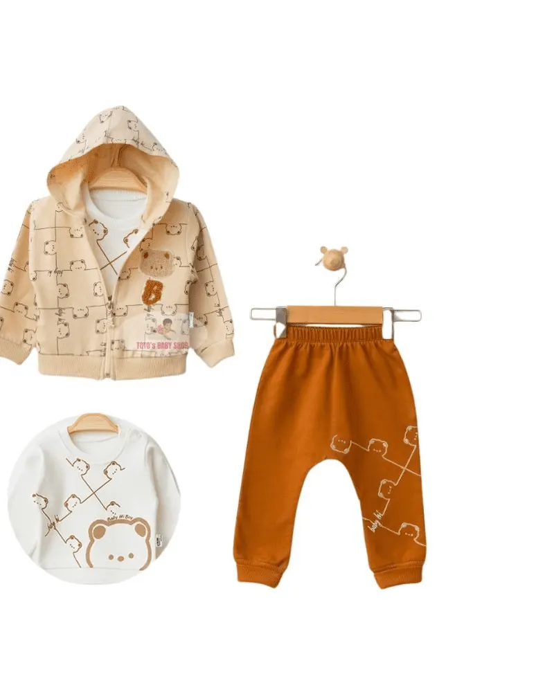 606 Boy Bear 3 Piece Set