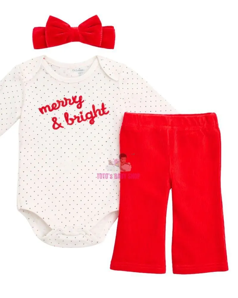 Girls Pant Set With Headband