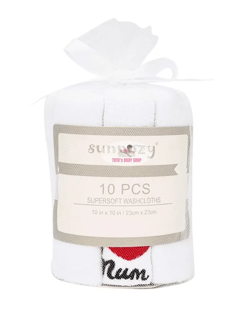 Sunnozy 10 In 1 Face Towel