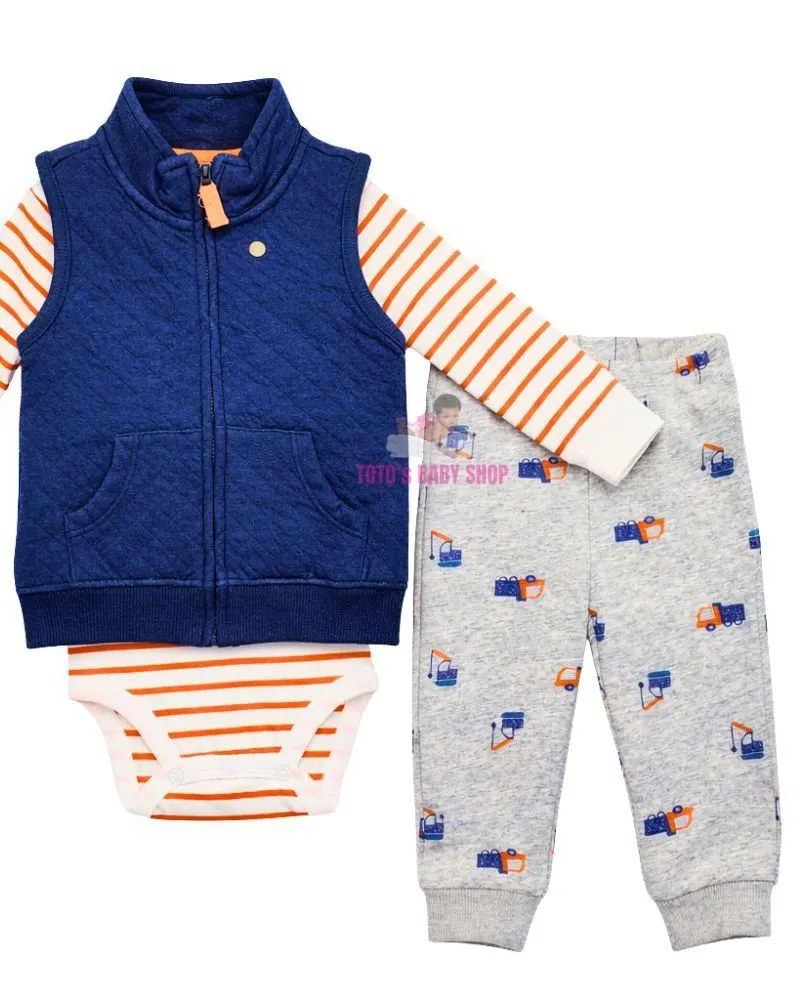 CARTERS BOYS 3PC HALF JACKET
