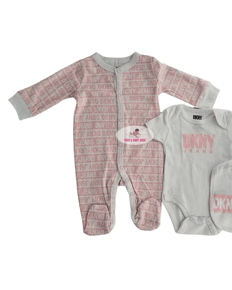 Girl Set (roamper+body suit+bib) 2659