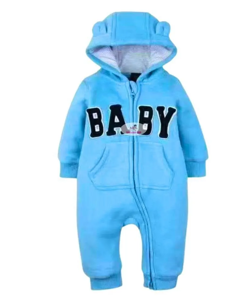 Heavy Baby Romper Zipper Boy