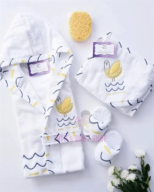 4 Pc Bathrobe Baby Set JB30017