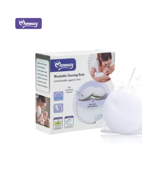 Momeasy 6 psc Washable Nursing Pads