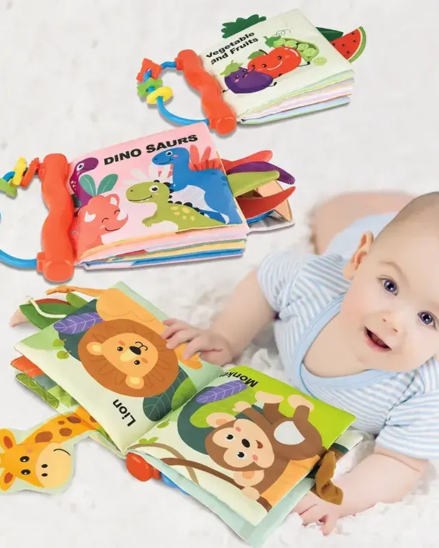 Soft Sensory Baby Crinkle Book