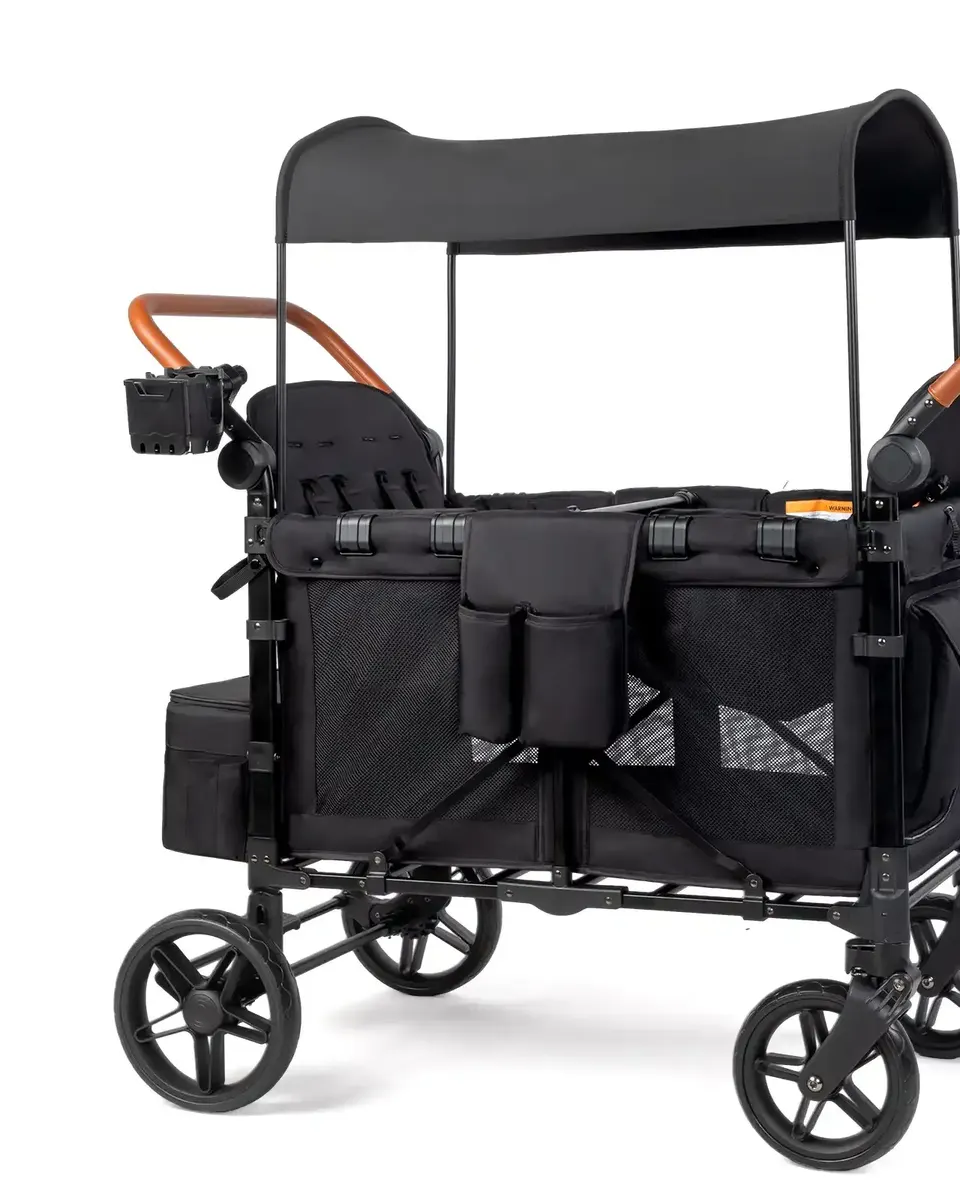 Outdoor Foldable 2-Seater Baby Stroller