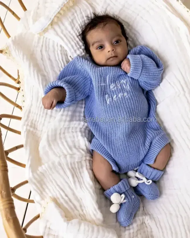 Soft Long-sleeved Baby Romper