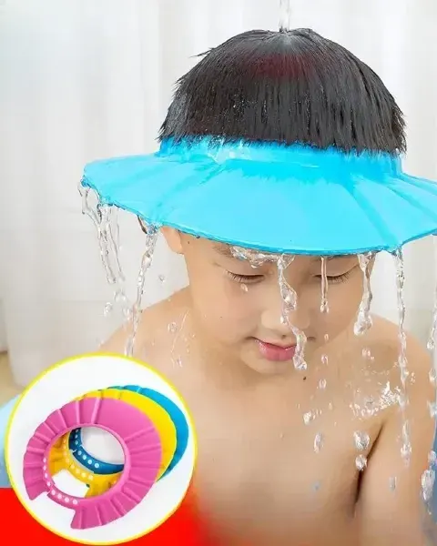 Adjustable Soft Baby Bathing Cap