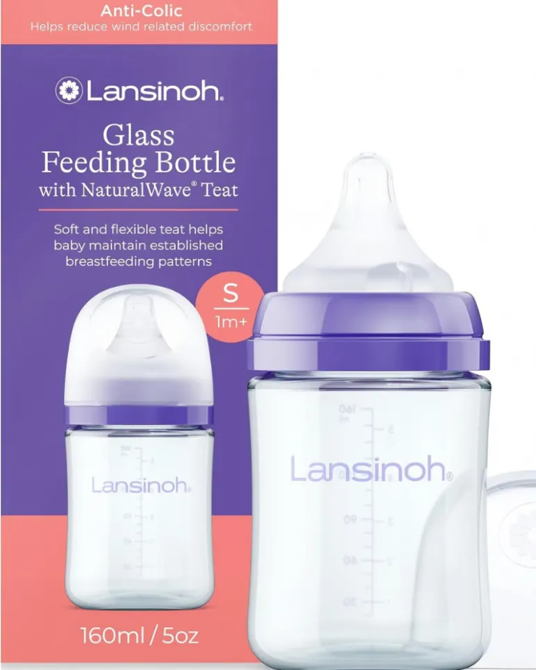 Lansinoh Glass Feeding Bottle 160ml