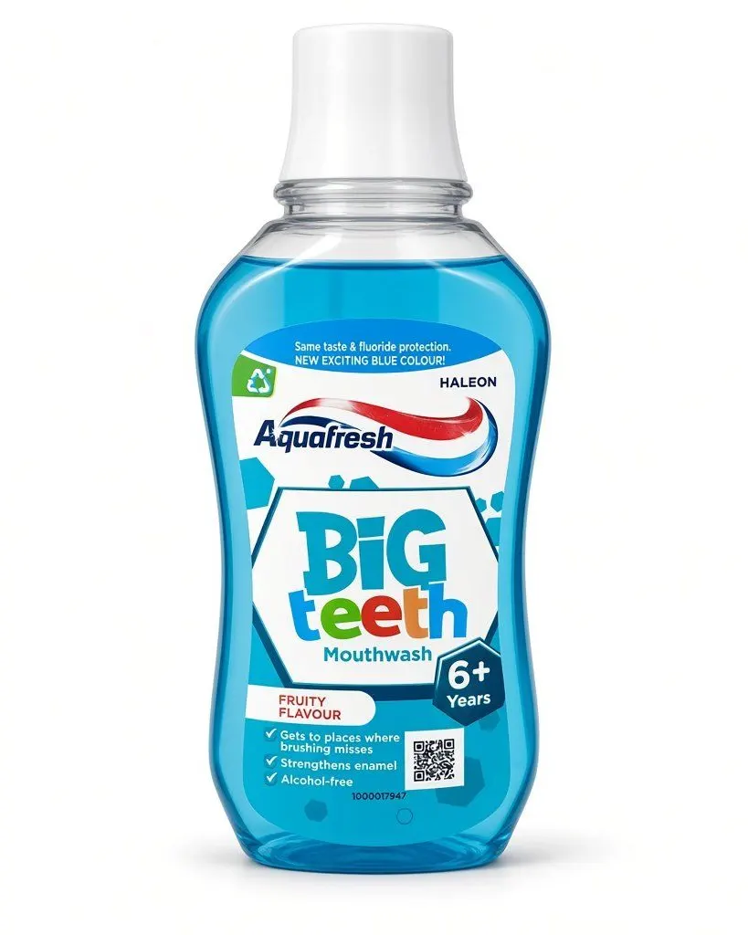 Aquafresh Big Teeth Mouthwash – 6+ Years (300ml)