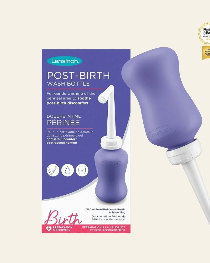 Lansinoh Post-Birth Perineal Wash Bottle.
