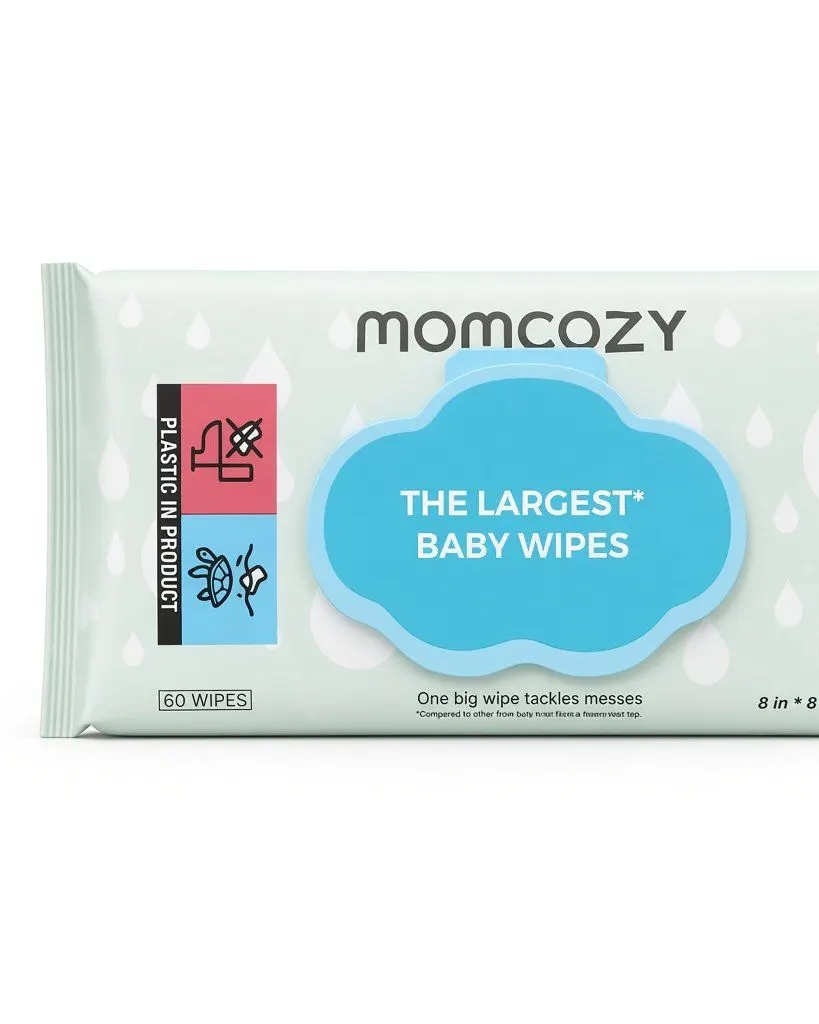 Momcozy The Largest Baby Wipes – 60 Wipes