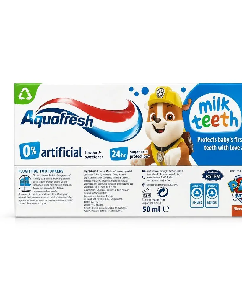 Aquafresh Milk Teeth Toothpaste – 0-2 Years (50ml)
