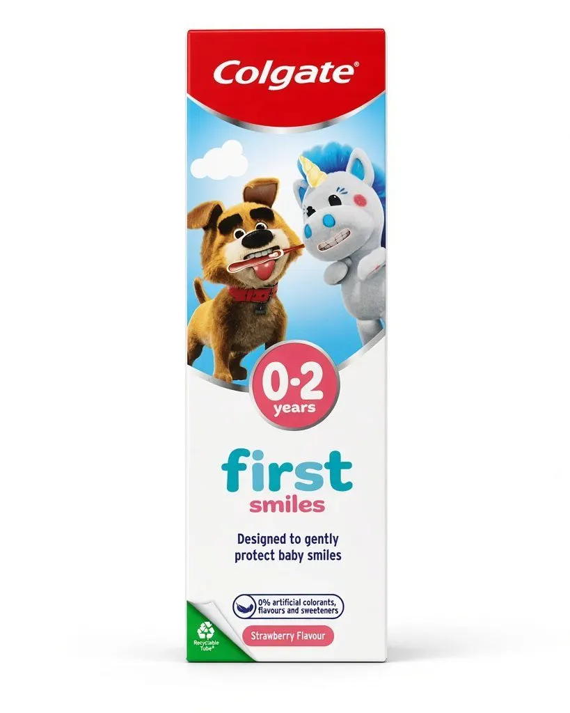 Colgate First Smiles Baby Toothpaste – 50ml (0-2 Years)