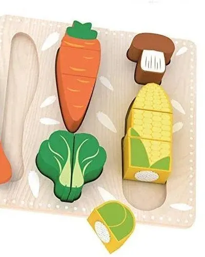 Acool Toys Flat Vegetable Cutting Game B Multicolor Age- 18 Months & Above