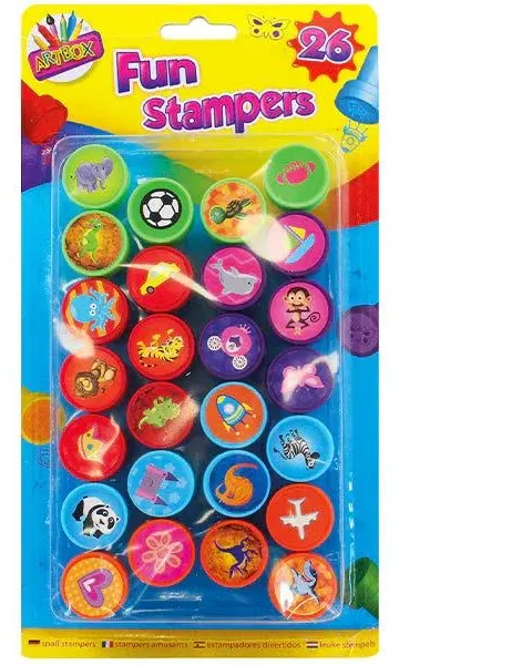 Artbox Assorted Fun Stampers 26 Pack Age-3 Years & Above