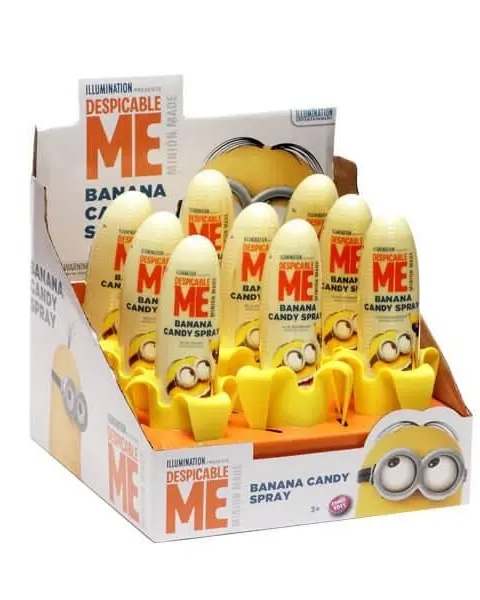 Candy Toy Minions Banana Spray Ct0612 Age- 3 Years & Above