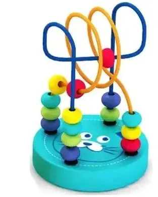 Acool Toys Wooden Maze Cat Themed Learning Toy AC7652 Age- 18 Months & Above